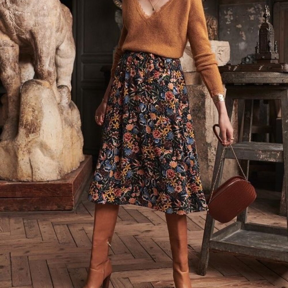 Sézane Mid-length Arizona skirt